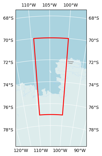 Bounding box map